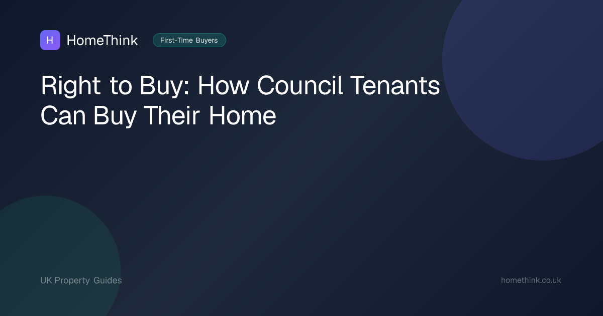 Right to Buy: How Council Tenants Can Buy Their Home | HomeThink